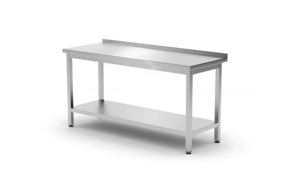 Seinale kinnitatav köögilaud Kitchen Line riiuliga - S 600 x L 1200 mm