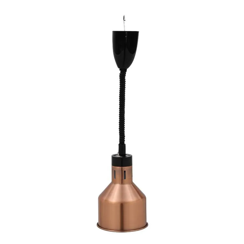 Professionaalne soojenduslamp 250 W Ø 175 mm, kokkutõmmatav riputus, vaskviimistlus, Buffet CHR