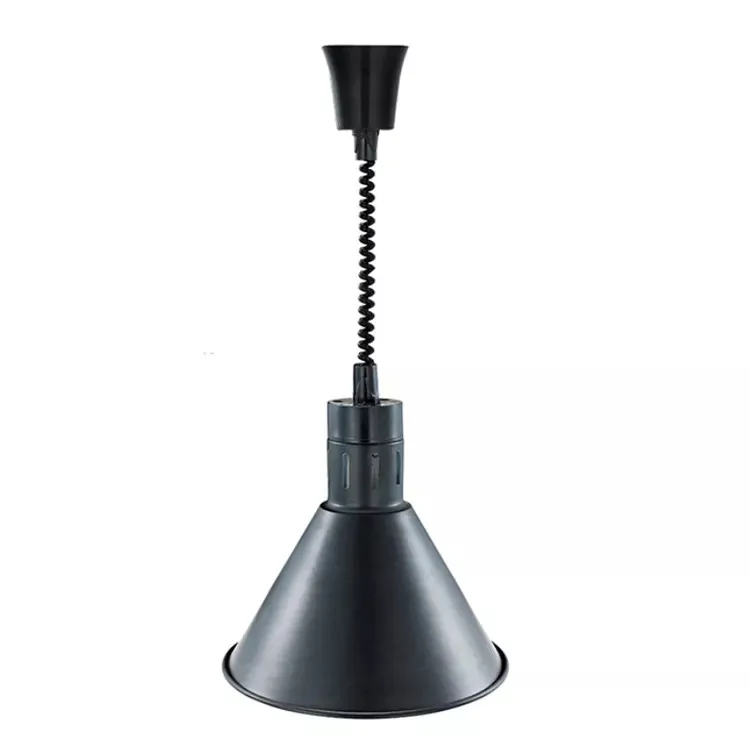 Koonuseline must soojenduslamp ampuuliga