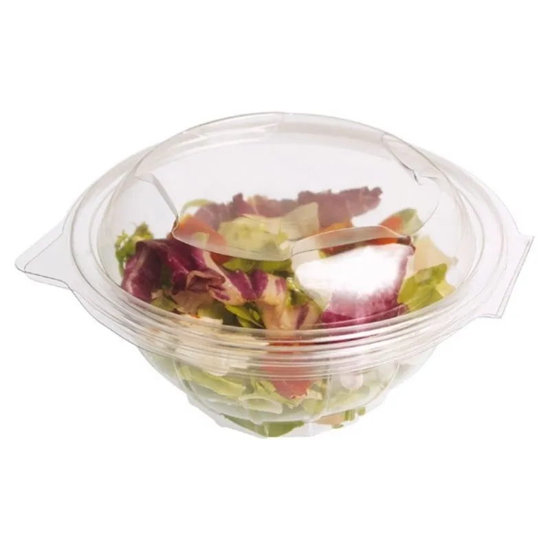 Läbipaistvad väikesed kausid kaanega - 37 cl - 50 tk komplekt