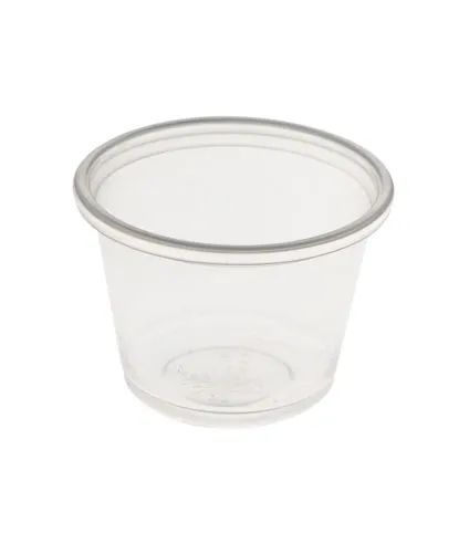 Kaste pott läbipaistev 10 cl - komplekt 250 tk