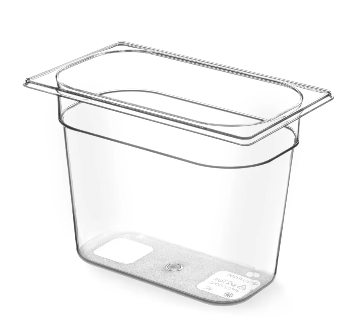 Gastronorm Nõu GN 1/4 Tritan-Plast - Sügavus 65 mm - 1,8 L