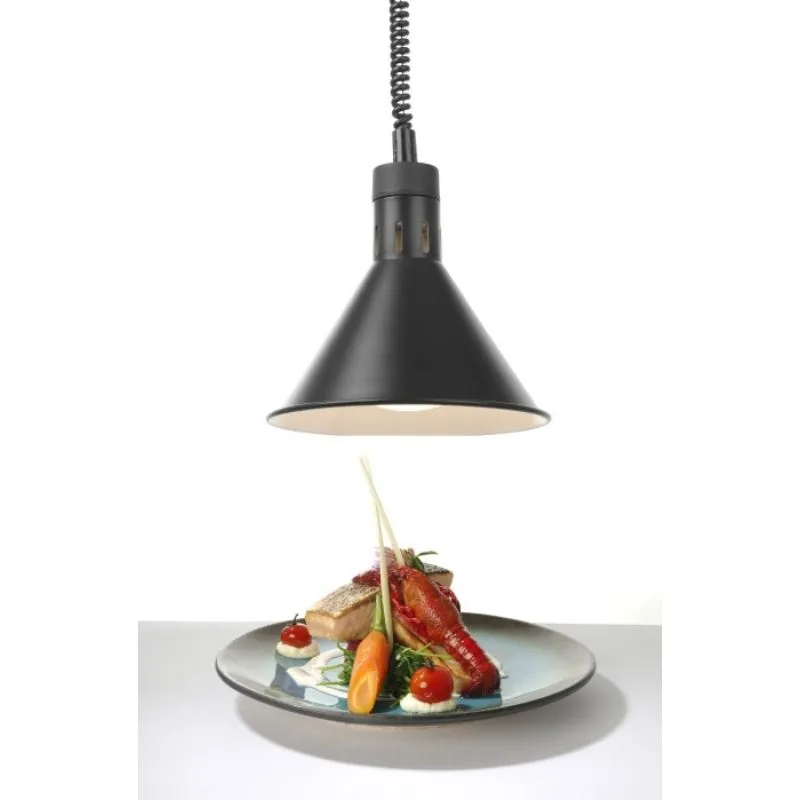 Reguleeritav must kooniline soojenduslamp