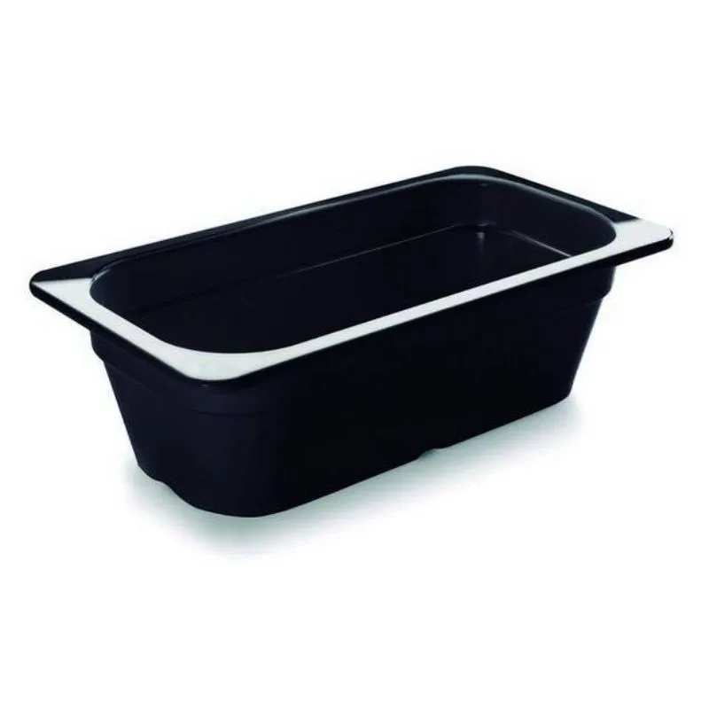 Gastro mahuti GN 1/3 must, melamiin, 65 mm, 2,5 L