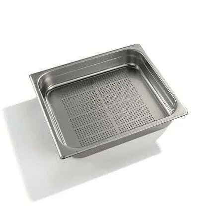 Perforeeritud roostevaba terase plaat GN 2/3 H 40mm