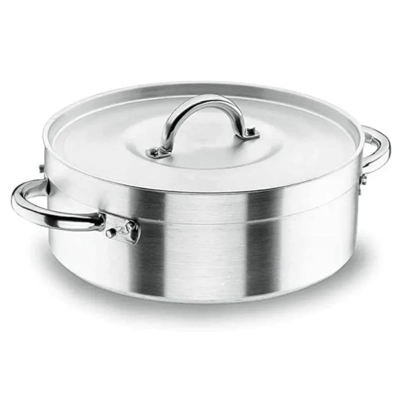 Chef-Aluminio Professionaalne Hautamispann Kaanega – ø 36 cm – 14,2 liitrit