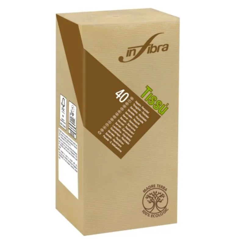 Salvrätikud Madre Terra tselluloosist 2-kihilised - 38 x 38 - 720 tk komplekt