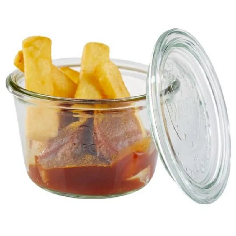 Weck klaasist kastmete anuma komplekt kaanega - 370 ml - 3 tk