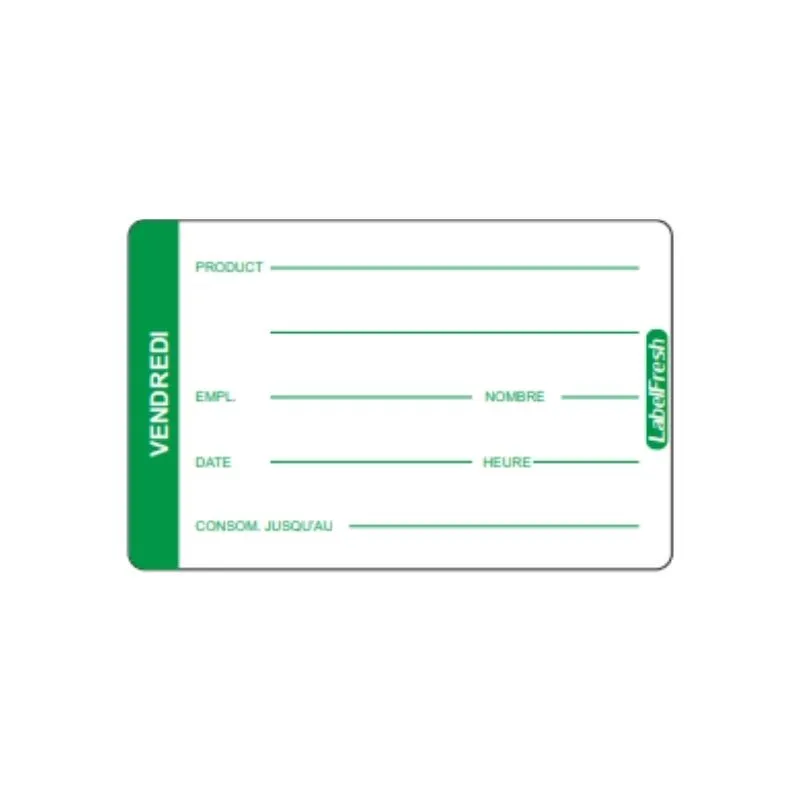 Jälitamise silt LabelFresh Pro - Reede - 70 x 45 mm - 500 tk