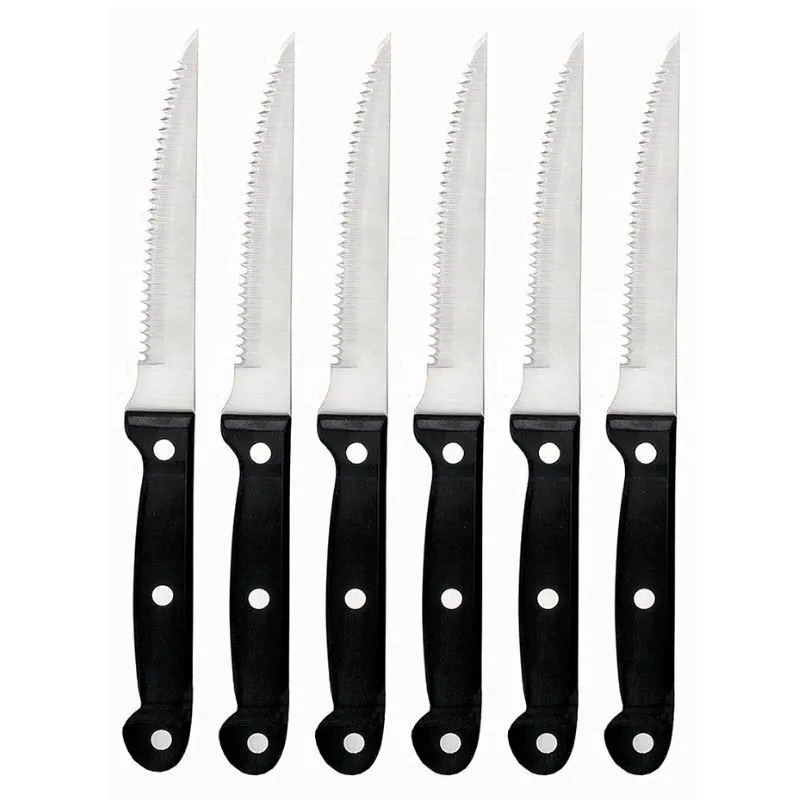 Kööginuga - Sakiline tera - 6 komplekti