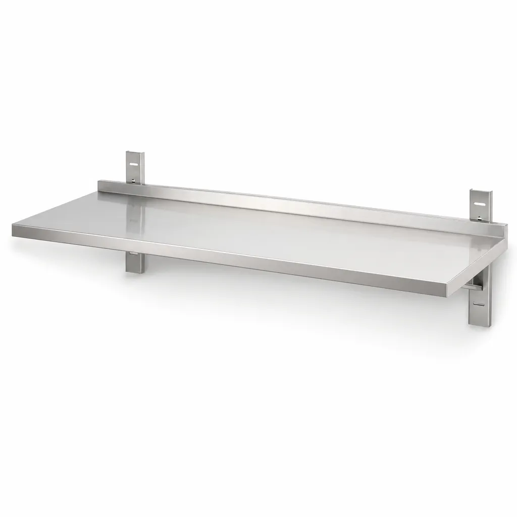 Seina roostevaba teras riiul 1000 x 355 mm tagaseinaga