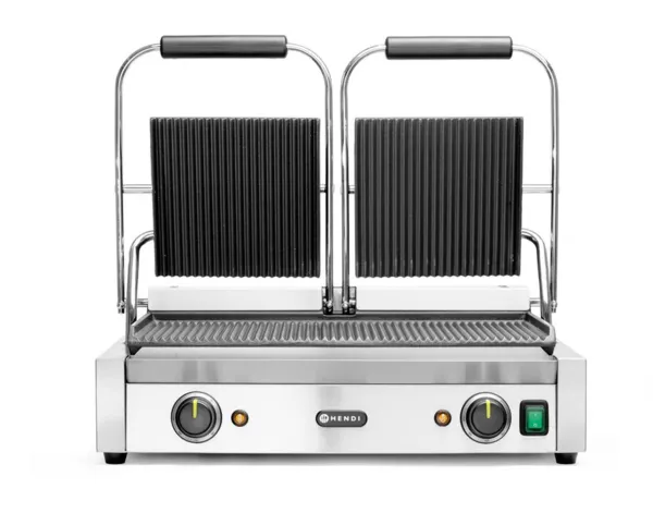 Kontaktgrill - Topeltmudel - Ribalised plaadid