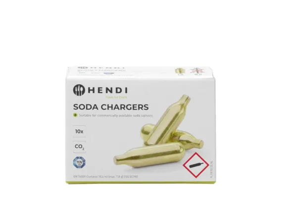 CO₂ kapslid Sooda Sifoonile - 10 tk komplekt