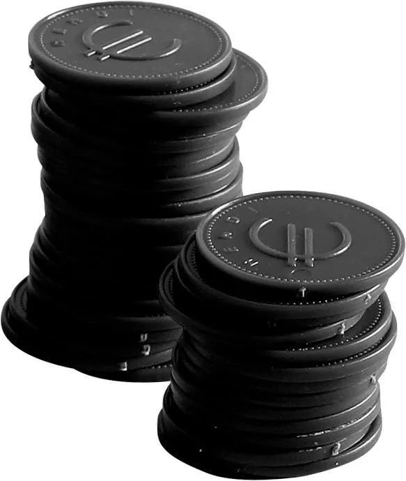 Mustad mängumärgid - 100 tükki