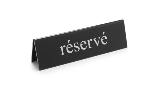 Lauda reserveeritud easel