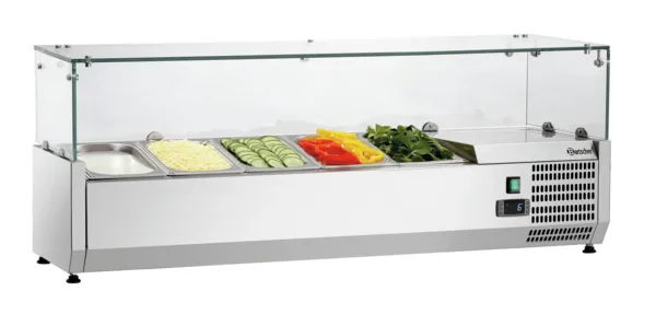 Saladette lauale asetamiseks - 5 GN 1/4 anumat