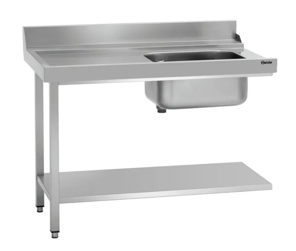 Sorteerimislaud 1 kastiga - Vasak - L 1200 x S 720 mm