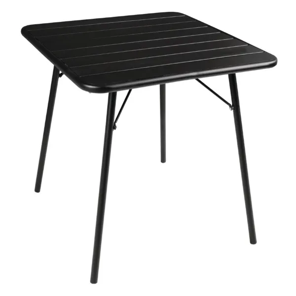 Must terasest ruudukujuline latitudelaud - 700 x 700 mm