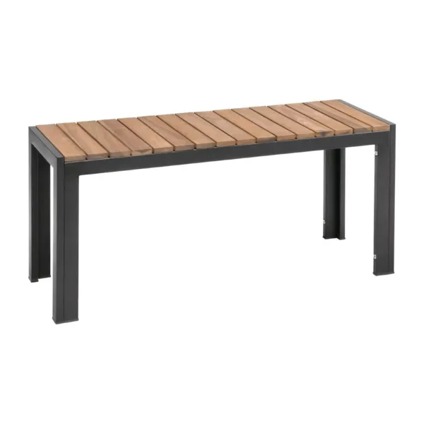 Teraskarkassiga ja akaatsiapuidust pingid 100 cm - 2 tk komplekt