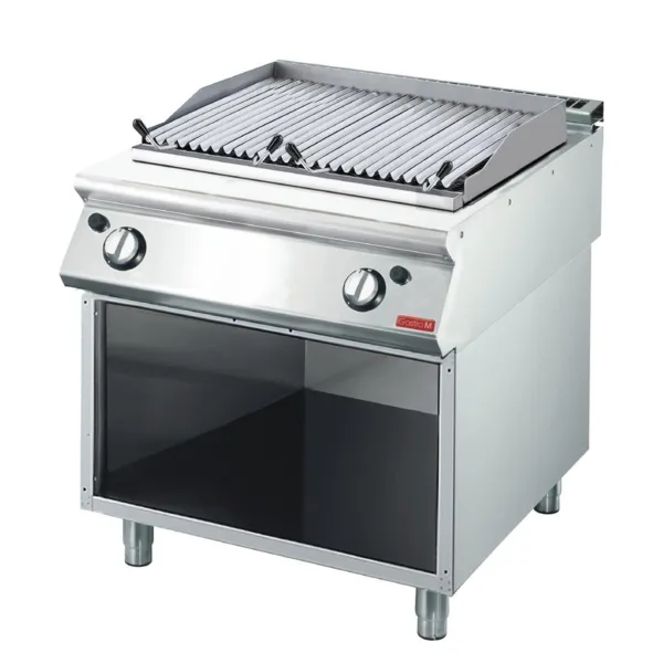 Grill Gaasiga Laavakiviplaadiga - P 700