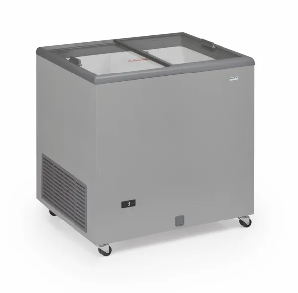 Klaasist lükandustega sügavkülmik - 220 L