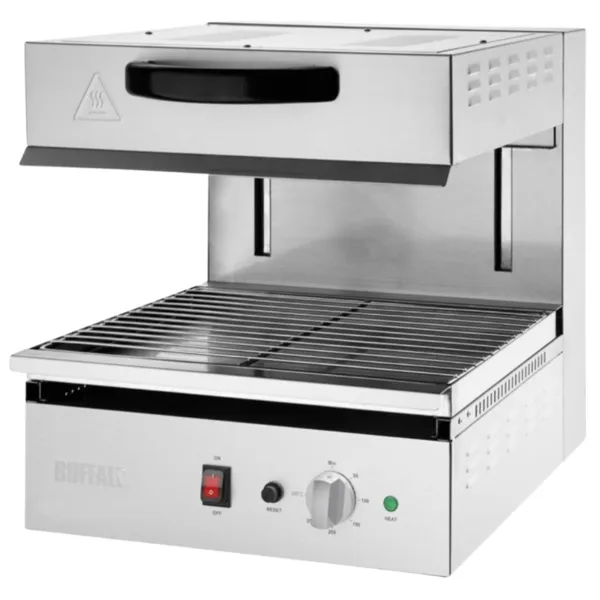 Küpsetusplaat ja Salamander-grill - Reguleeritav kõrgus - 2800 W
