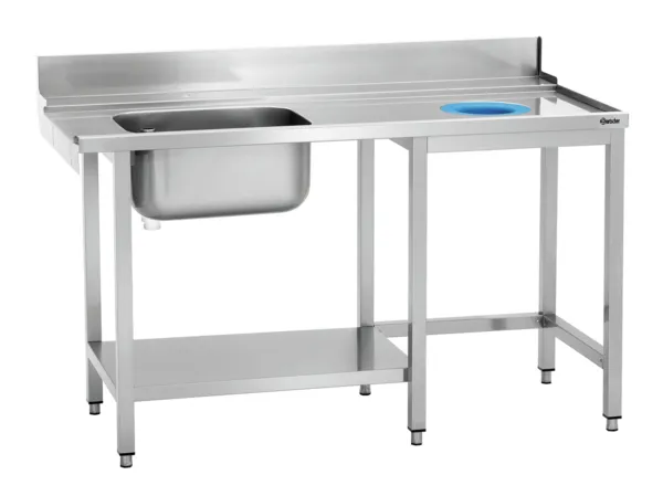 Sortimislaua kraanikauss ja auk - L 1495 x S 730 mm
