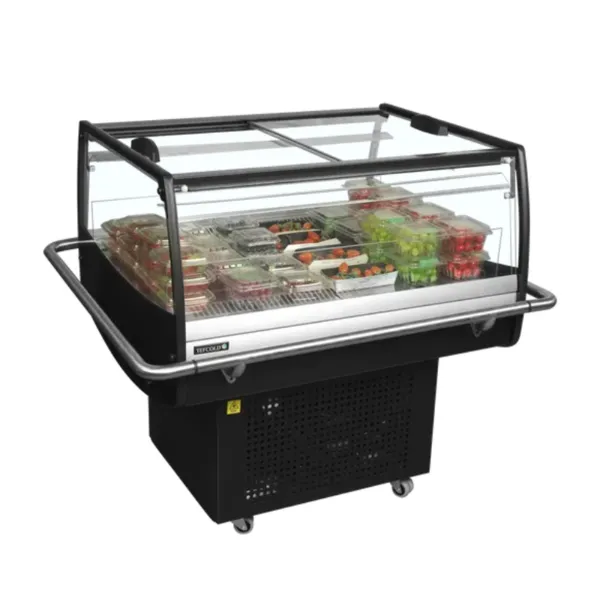 Külmik Klaasist Lükandkaanega - 105 L