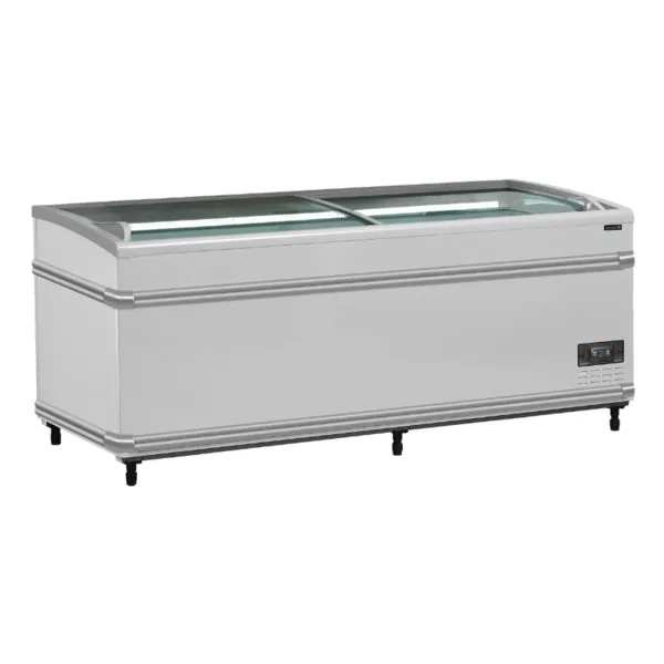 Külmik Sügavkülmik Kumer Klaaskaan - Valge - 500 L