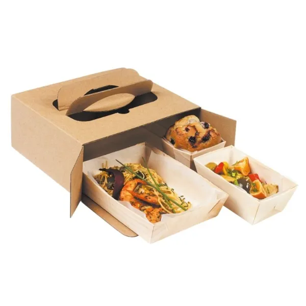 Pappist toidukarp - 220 x 200 mm - 100 tk