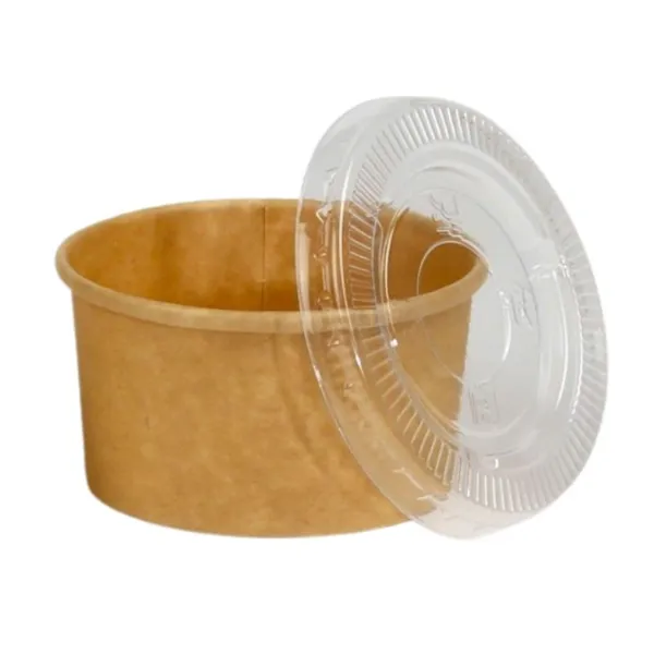 Pot à Sauce en Carton Kraft 60 ml - Lot de 50