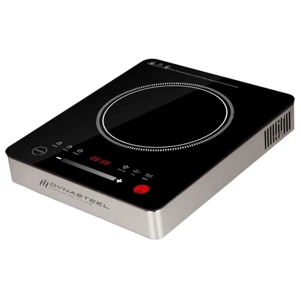 Professionaalne induktsioonplaat 2500 W, 80-240°C, puutetundlikud digitaalsed juhtnupud, roostevabast terasest korpus
