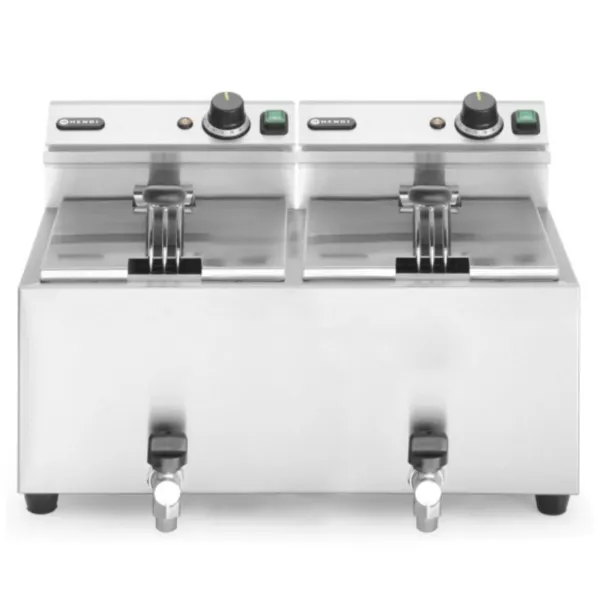 Fritüür Mastercook Tühjenduskraaniga - 2 x 8 L