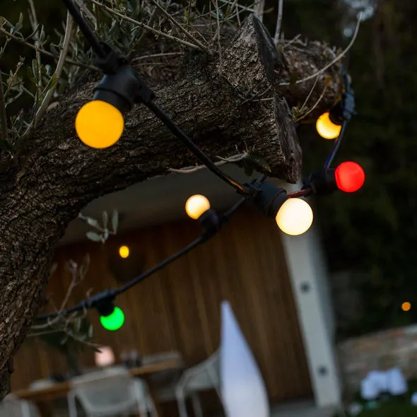 Värvikirev Väline Guinguette LED-Valgustuse Rida 5,7 m - Party Guinguette