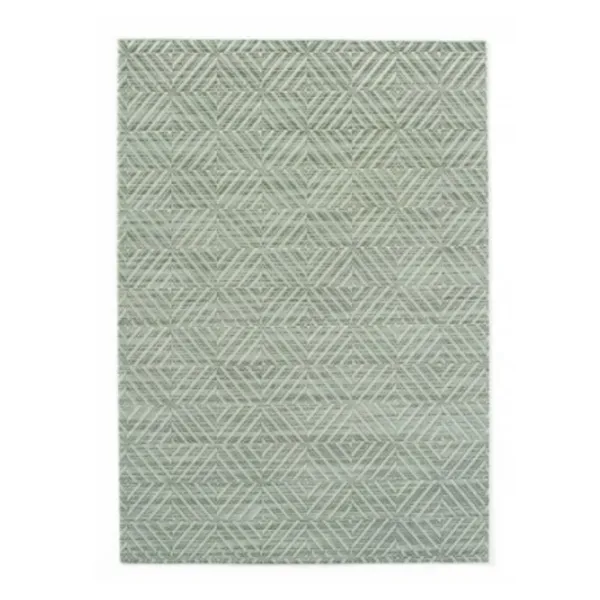 Roheline geomeetriline PVC lauamatt L 450 mm x P 300 mm Komplekt 6 tk